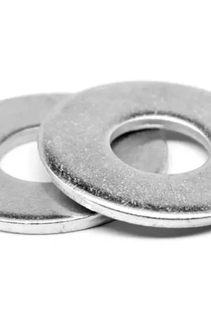 Crafted Standard Fasteners - 304 Stainless Steel Flat Washers , Part No. 3/8