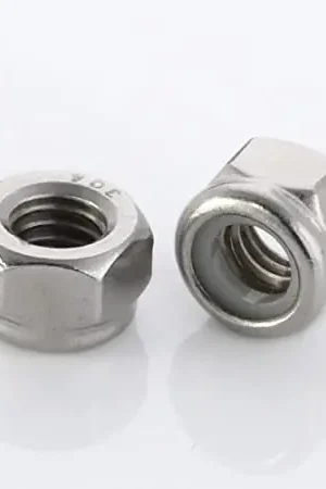 Direct From Factory Standard Fasteners - 304 Stainless Steel Stop Nuts, Part No. 6-32