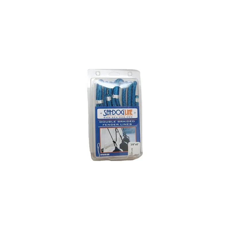 Sea Dog 302110006GW1 Premium Double Braided Nylon Fender Line, 3/8" × 6', Gold/White pr. Shop Now