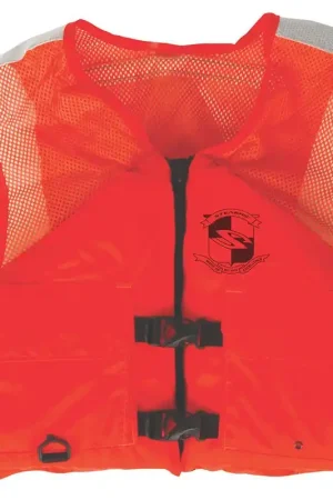 Stearns Work Zone Gear Life Vest I424 3XL Orange #2000011414 Big Sale