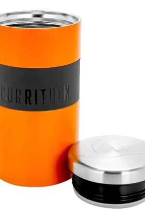 Camco Currituck SS Food Container 18 oz Orange #51931 Professional Grade