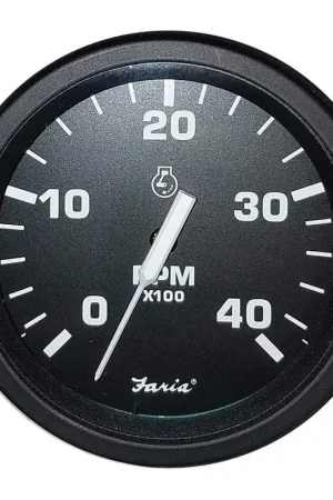 Hot Deal Faria HD 4" Tachometer 4000 RPM Diesel Magnetic Pickup #43002