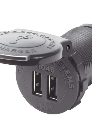 Time-Limited Blue Sea 48v Dual USB Charger Socket Mount #1046
