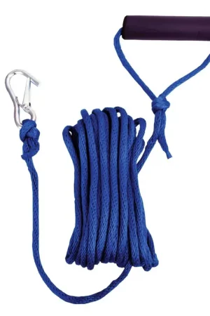 Special Offer Attwood 5/16" x 30' Braided Launch Line Hook/Foam Grip Black #11732-7