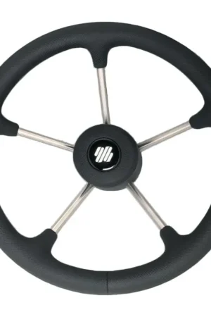 Uflex 13.8" Diameter 5-Spoke Black Polished #V70B Don't Miss Out