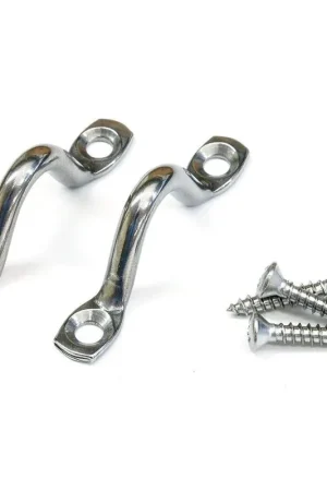 Bargain Tigress Stainless Pad Eyes with Stainless Screws #88667