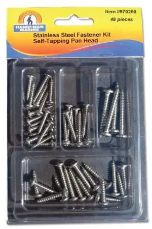 Get Yours Handi-Man Phillips Pan Head Self-Tapping Kit 48-pc #970200