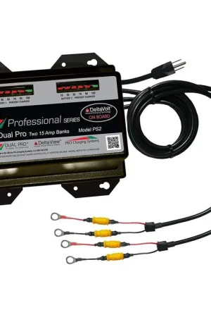 Dual Pro Prefessional Series 30a 15a 2-Bank Battery Charger #PS2 Must Have