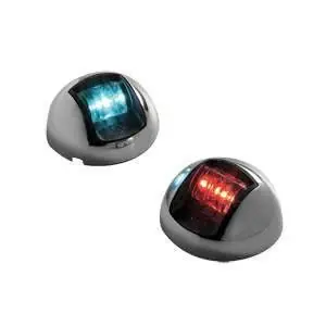 Attwood 2nm Stainless LED Verticle Mount Sidelights Pr #3570-7 High Quality