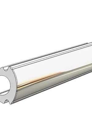 Best Choice Taco Rub Rail Insert Flexible Chrome 80' #V12-0307CP80
