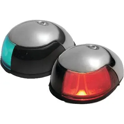 Attwood Sidelights Stainless 2nm with Quicksilver connector #3820ST1 Weekend Sale