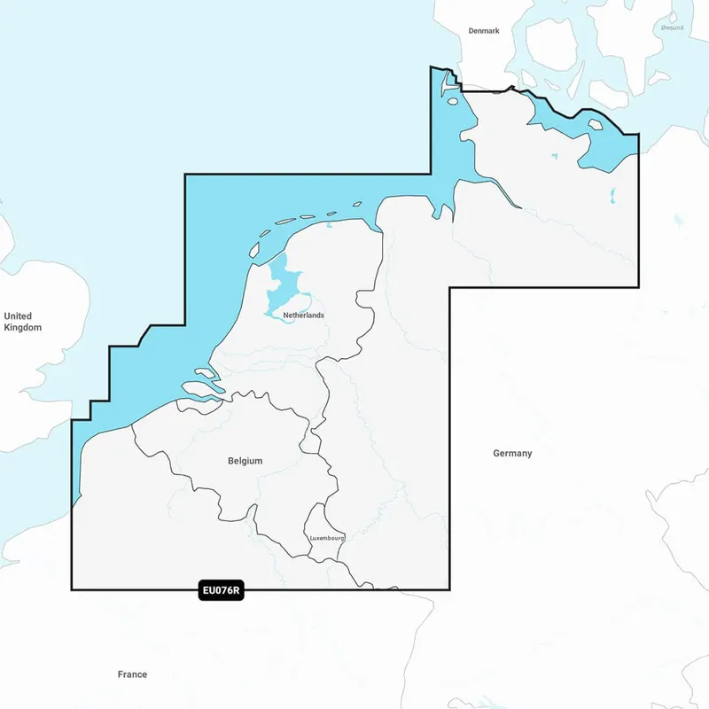 Luxury Garmin Navionics Vision+ NVEU076R Benelux & Germany W #010-C1242-00
