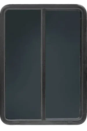 Storm Tite Black 33 1/2 x 44 1/8 Aluminum / Glass House Boat Sliding Port Window Hatch Place Order